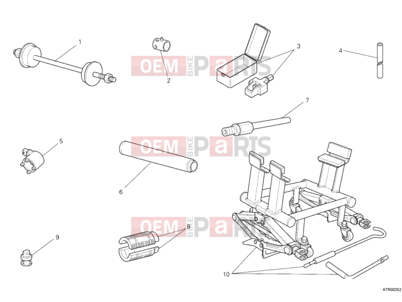 DUCATI 2013 Monster 659 WORKSHOP SERVICE TOOLS, FRAME » FRAME
