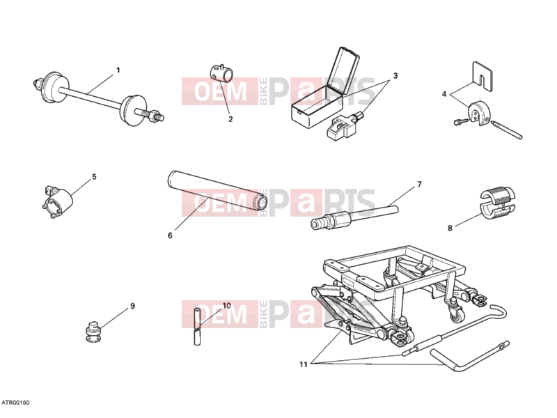 DUCATI 2013 Monster 696 WORKSHOP SERVICE TOOLS, FRAME » FRAME