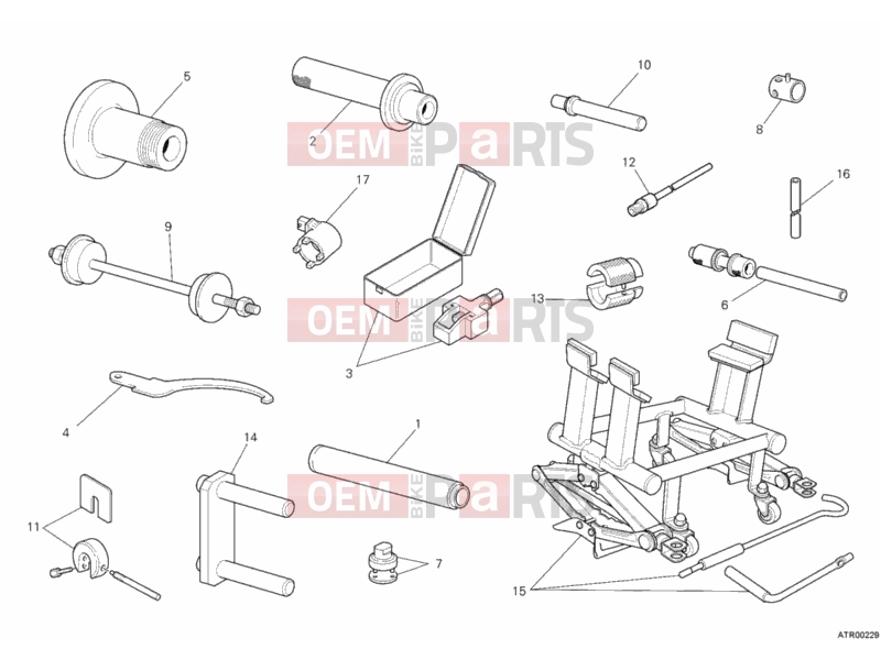 DUCATI 2013 Monster 796 ABS WORKSHOP SERVICE TOOLS, FRAME » FRAME