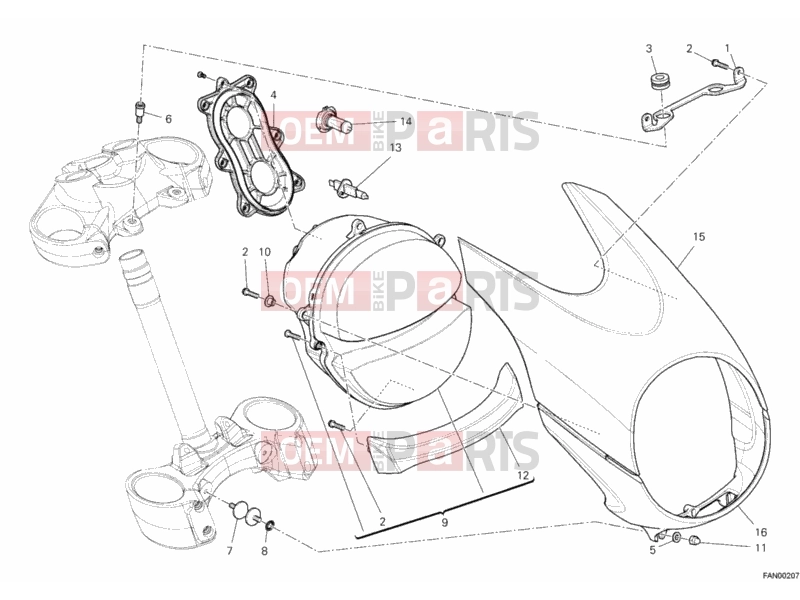 DUCATI 2013 Diavel HEADLIGHT » LIGHTING SYSTEM