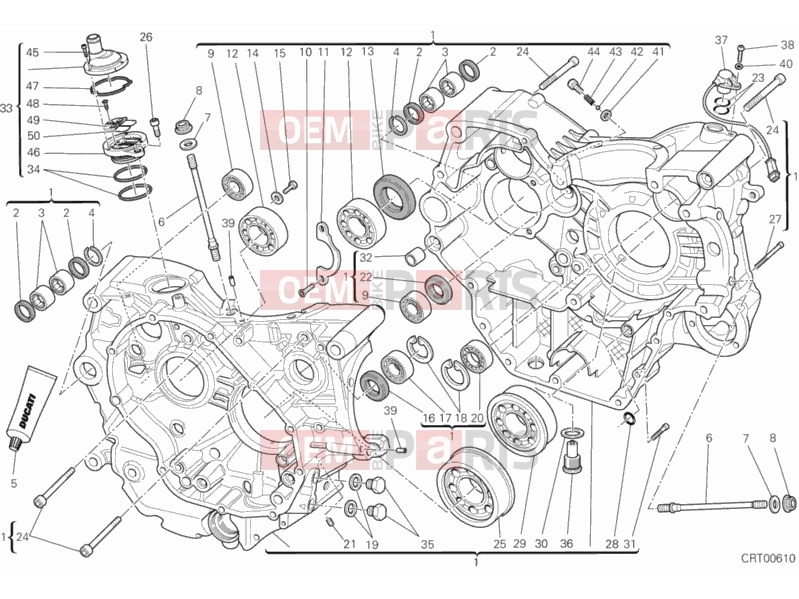 DUCATI 2012 Monster 659 CRANKCASE » ENGINE CASE