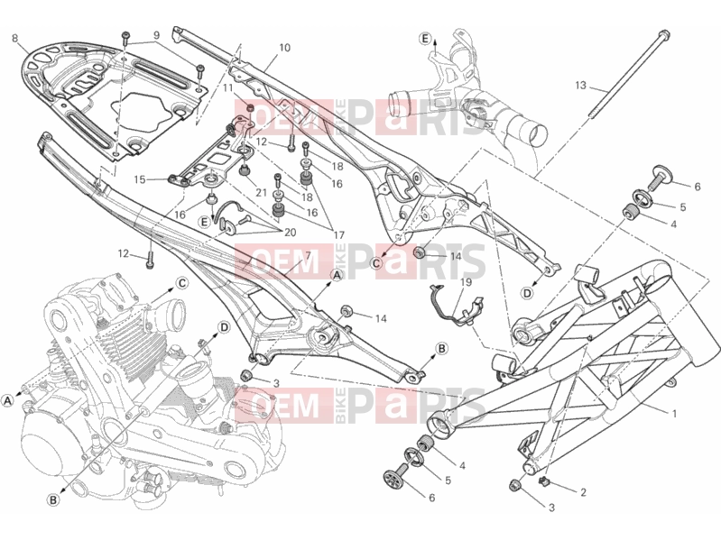 DUCATI 2012 Monster 795 FRAME » FRAME