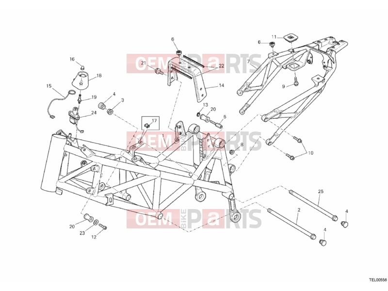DUCATI 2012 Hypermotard 796 FRAME » FRAME