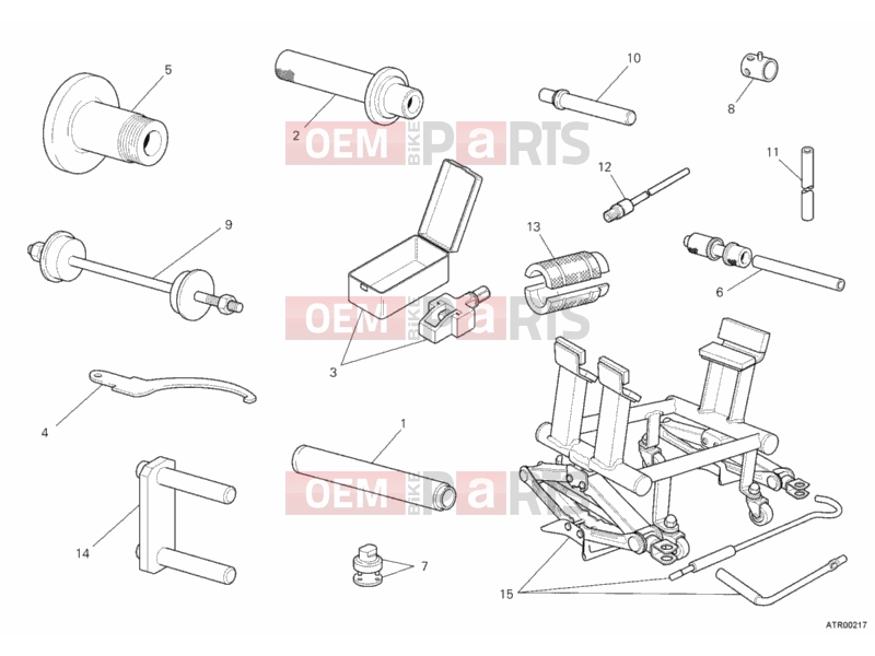 DUCATI 2011 Hypermotard 1100 EVO WORKSHOP SERVICE TOOLS, FRAME » FRAME