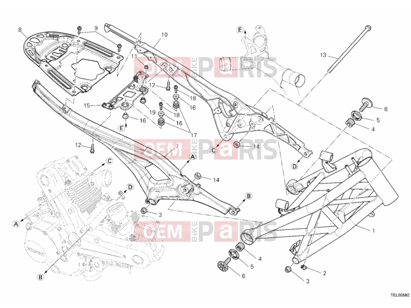DUCATI 2010 Monster 696 FRAME » FRAME