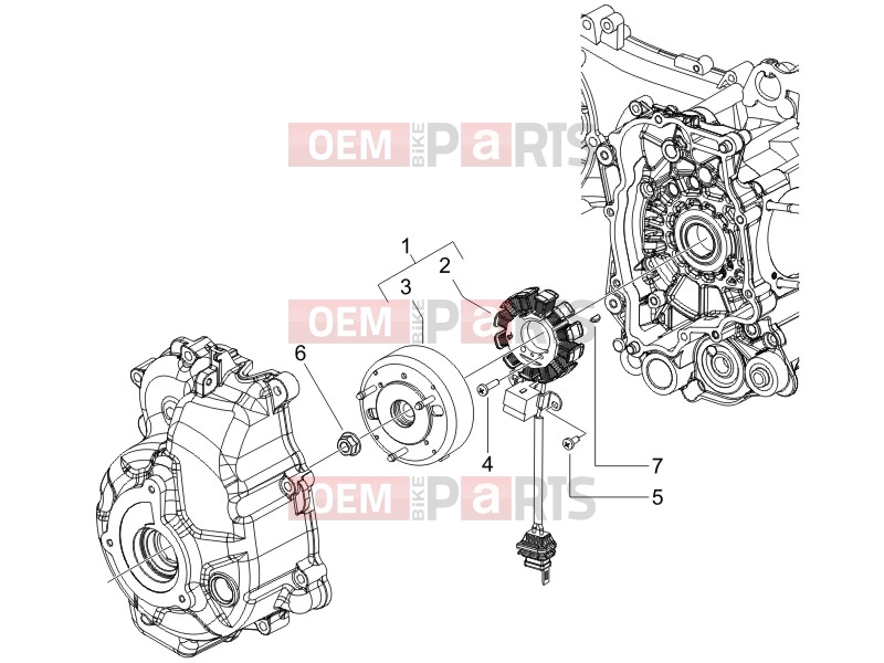 PIAGGIO Beverly 125 Engine » Flywheel magneto