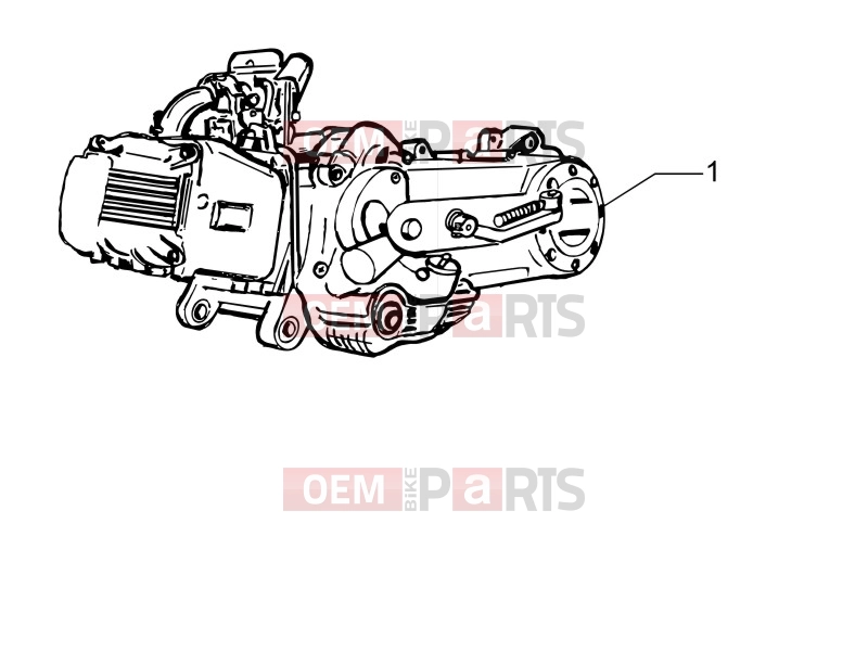 Engine » Engine, assembly - Piaggio Fly 50 2T 2012