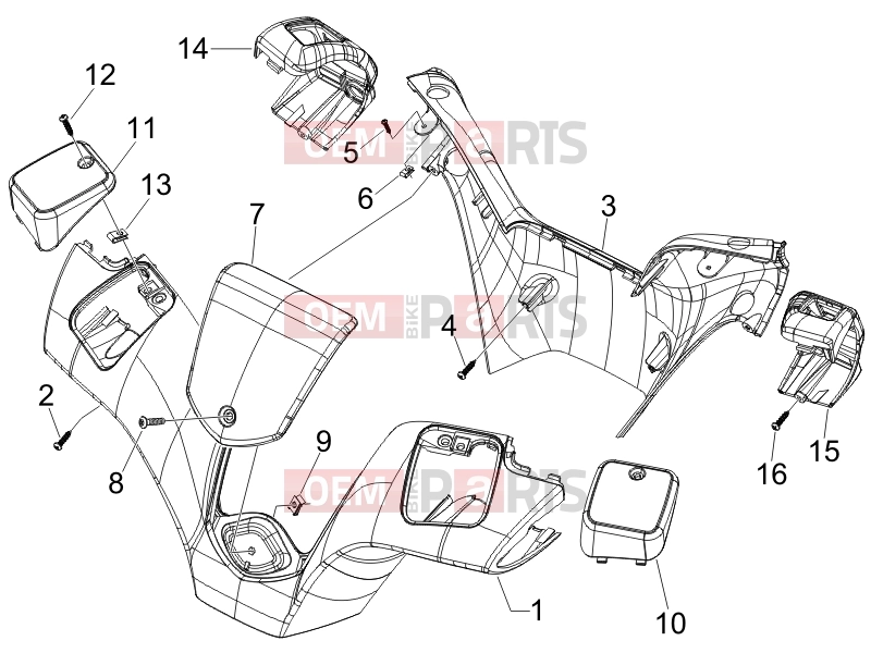 PIAGGIO MP3 500 LT Sport - Business Handlebars/Steering » Handlebars coverages