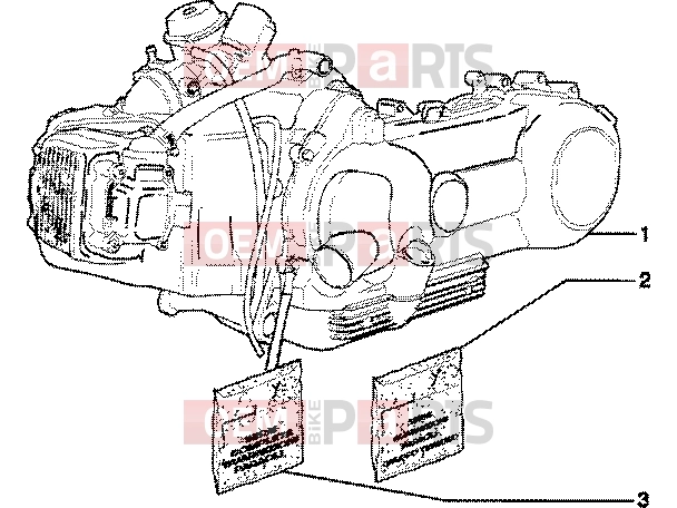 Engine » Engine - Piaggio Skipper 150 4T