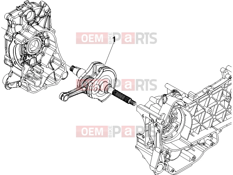 PIAGGIO X9 125 Evolution Engine » Crankshaft