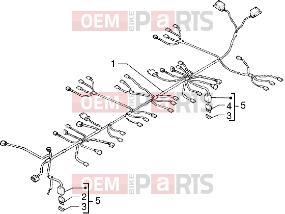 Electrical system » Cable harness - Piaggio X9 250