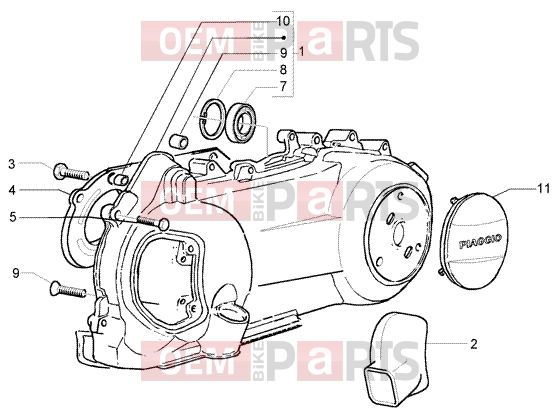 PIAGGIO Engine » Crankcase cooling
