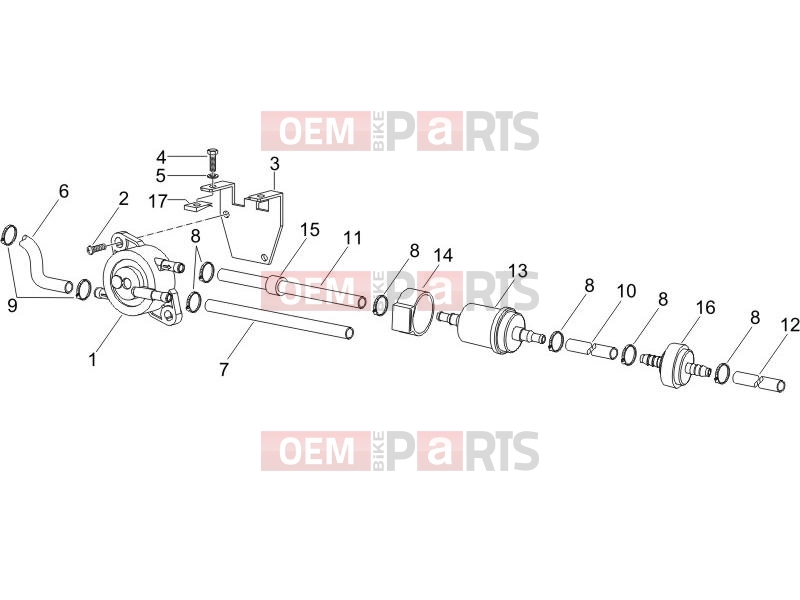 Frame - Plastic parts - Coachwork » Supply system - Piaggio X9 250 Evolution 2006