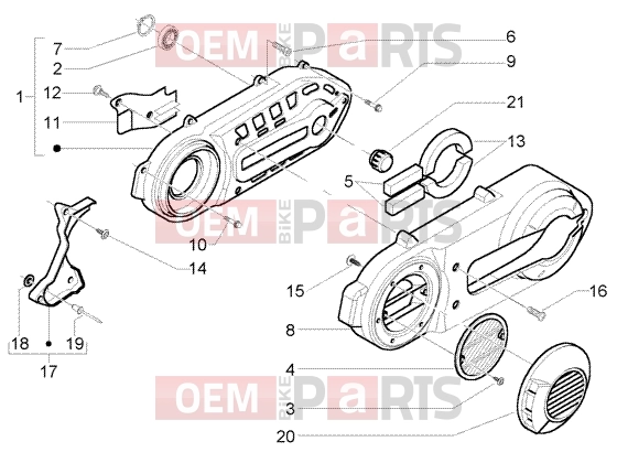 PIAGGIO Engine » Crankcase Cooling