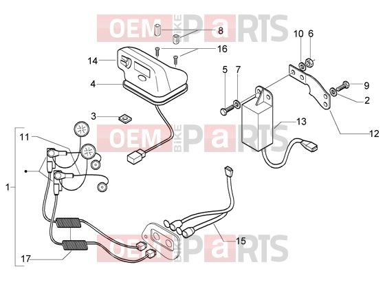 PIAGGIO Electrical system » Handsfree kit