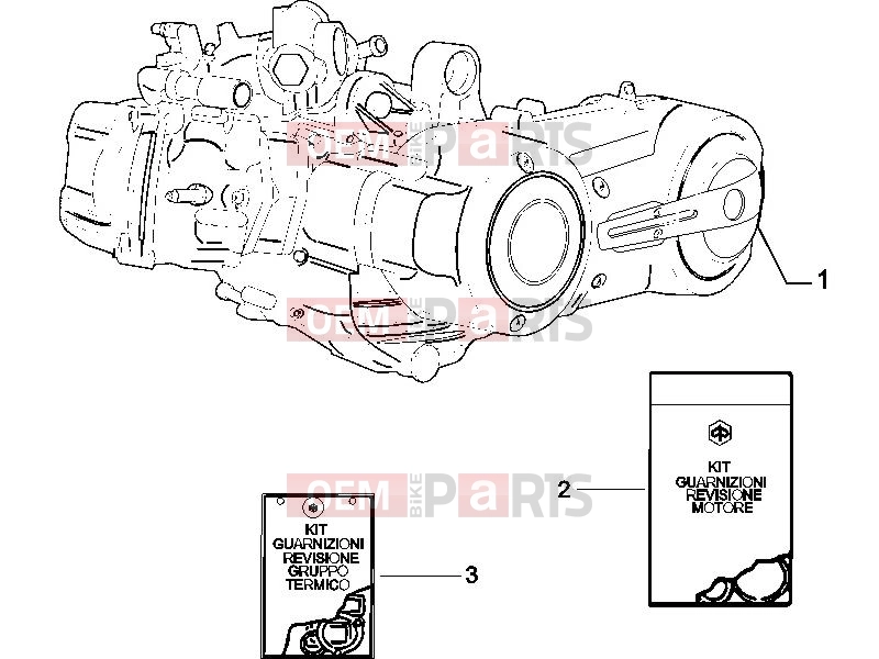PIAGGIO X9 500 Evolution ABS Engine » Engine, assembly