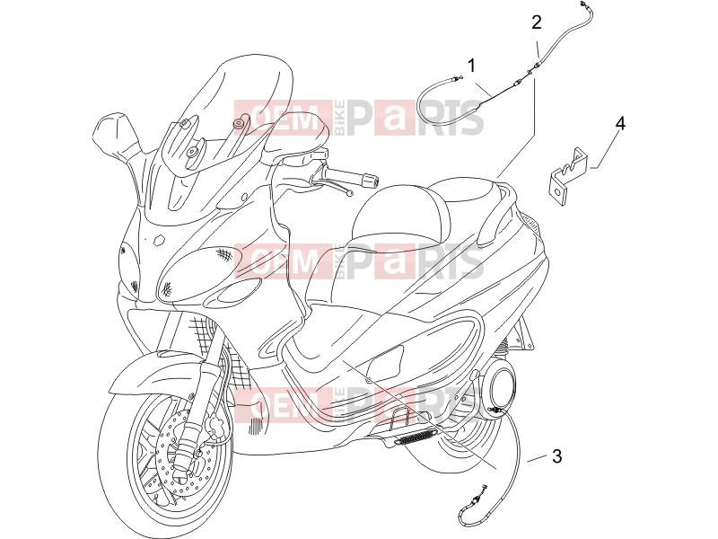 PIAGGIO X9 500 Evolution (USA) Braking system - Transmissions » Transmissions