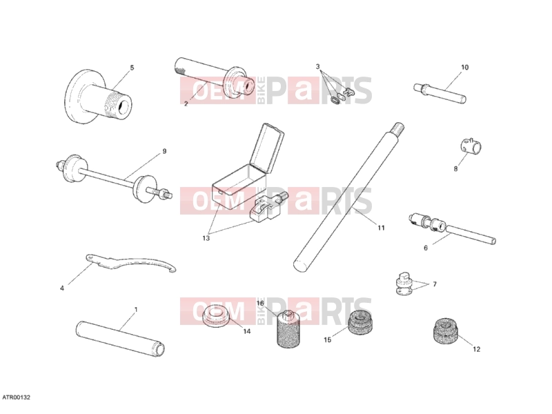 DUCATI 2008 Multistrada 1100 S WORKSHOP SERVICE TOOLS, FRAME » FRAME