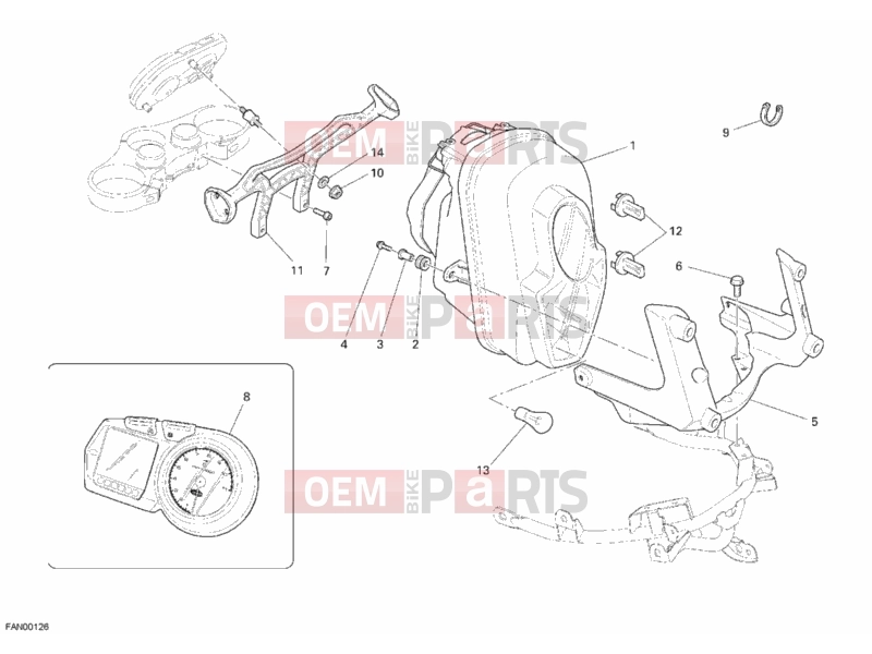 DUCATI 2008 Multistrada 1100 S HEADLIGHT » LIGHTING SYSTEM