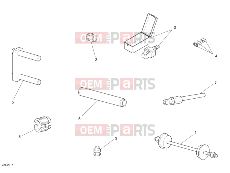 DUCATI 2008 Monster 695 WORKSHOP SERVICE TOOLS, FRAME » FRAME