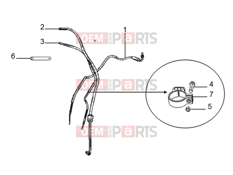 Frame » Cables - Derbi STX 150 2014
