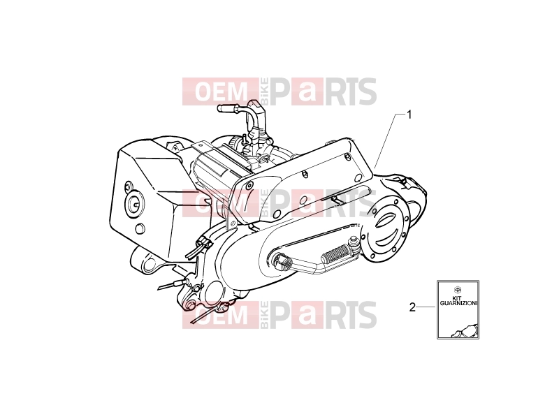 derbi Variant Sport 50 ENGINE » Engine