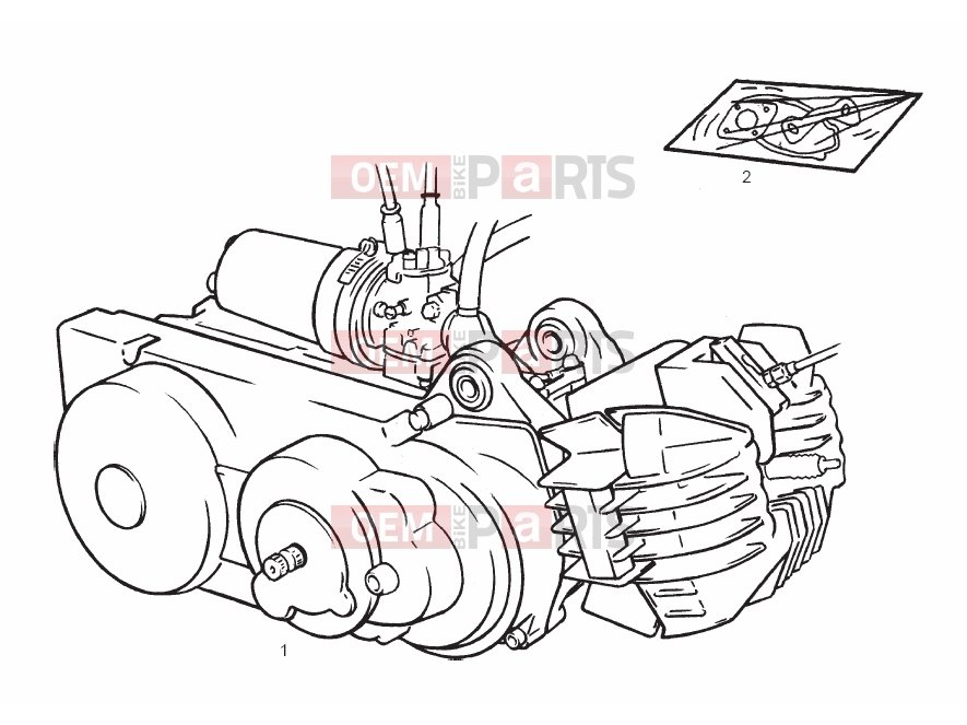 derbi Variant Start-Courier 50 Tables » Engine