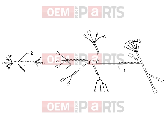Electrical system » Cable harness - Gilera DNA GP Experience