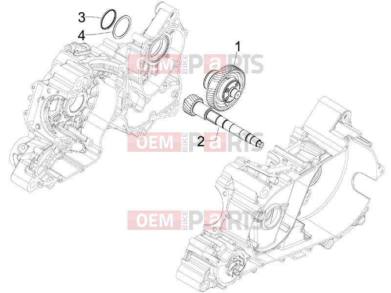 gilera 2009 GP 800 Centenario Engine » Reduction unit