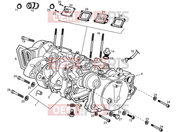 gilera RCR Engine » Carters