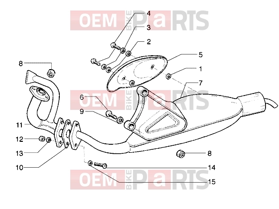 gilera Runner 50 2T Engine » Silencer