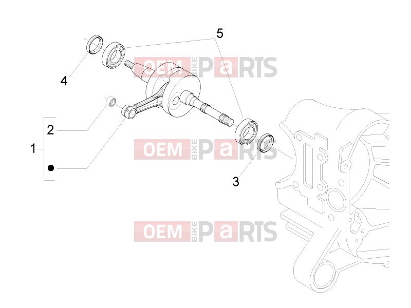 gilera 2011 Runner 50 SP Engine » Crankshaft