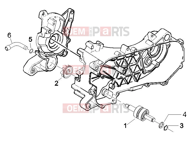 gilera 2018 Runner 50 SP Engine » Cooler pump