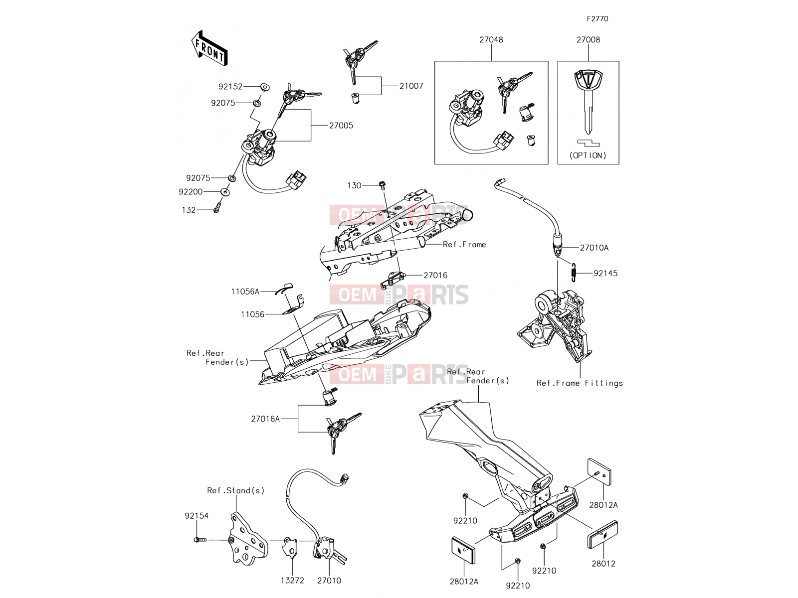 Ignition Switch - Kawasaki NINJA 650 (EX650KHFA) 2017