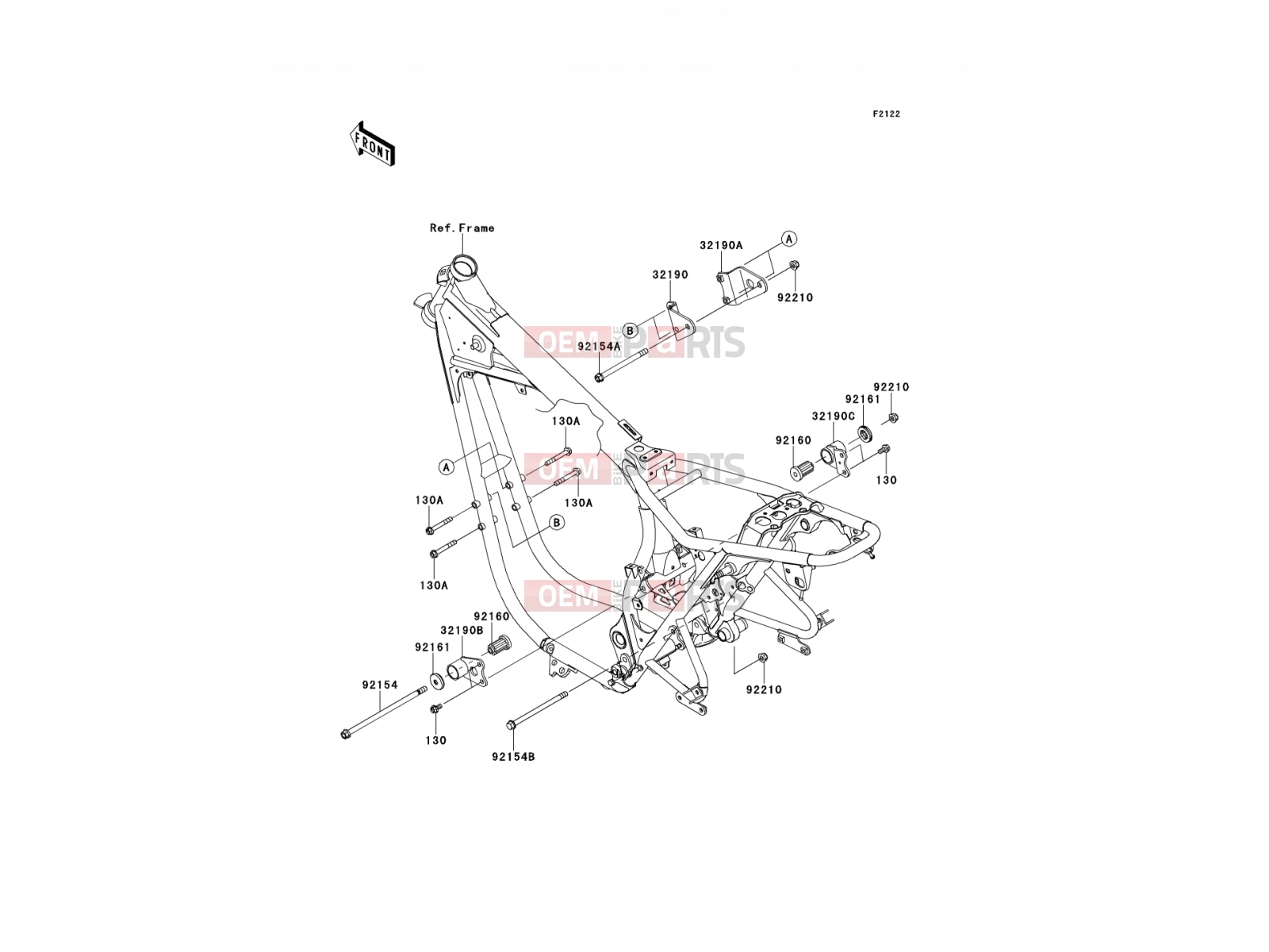 KAWASAKI 2011 Engine Mount