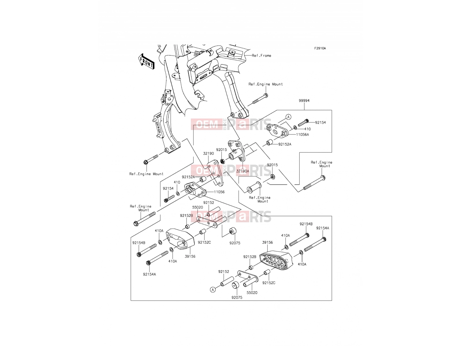 Accessory(Engine Guard) - Kawasaki ER-6f ABS (EX650FEF) 2014
