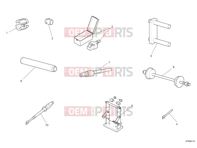 DUCATI 2007 Sportclassic 1000 S WORKSHOP SERVICE TOOLS, FRAME » FRAME