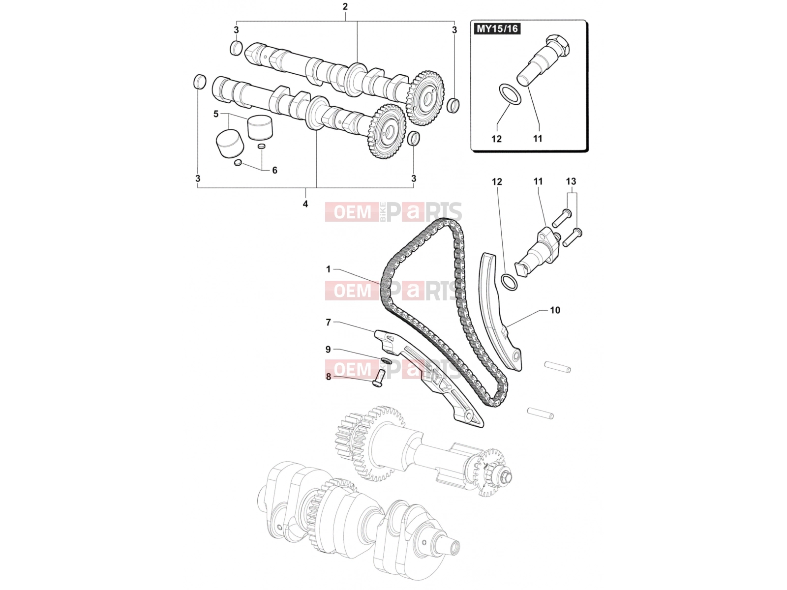 MV Agusta Dragster 800 Timing System