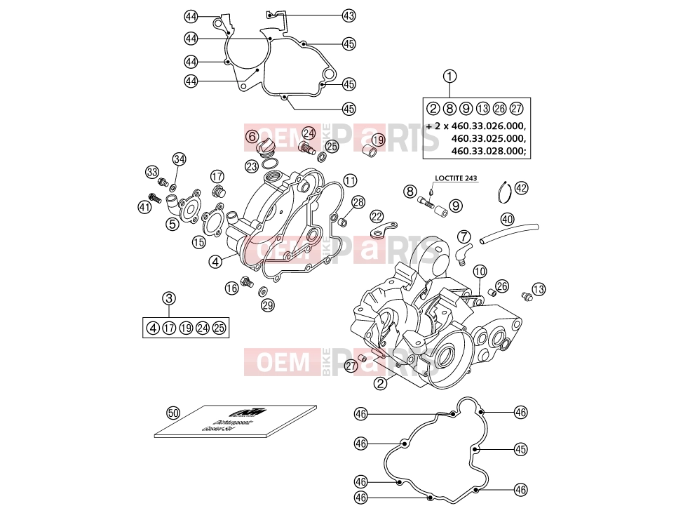 KTM 65 SX (600136) [EU] 2003 ENGINE CASE|Engine|30