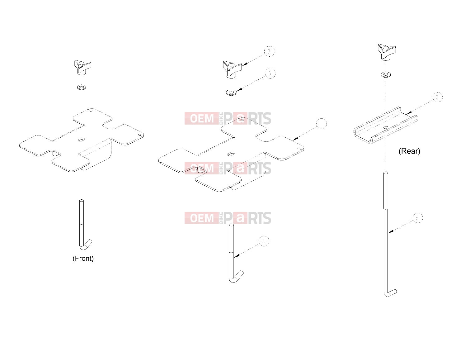 Polaris 2011 LEV GEM - e2/e4/e6/eS/eL/eLXD ELECTRICAL | ELECTRICAL, BATTERY HOLD DOWN - e2/e4/eS (49GEMELECTRICAL11BATTERYHOLD)