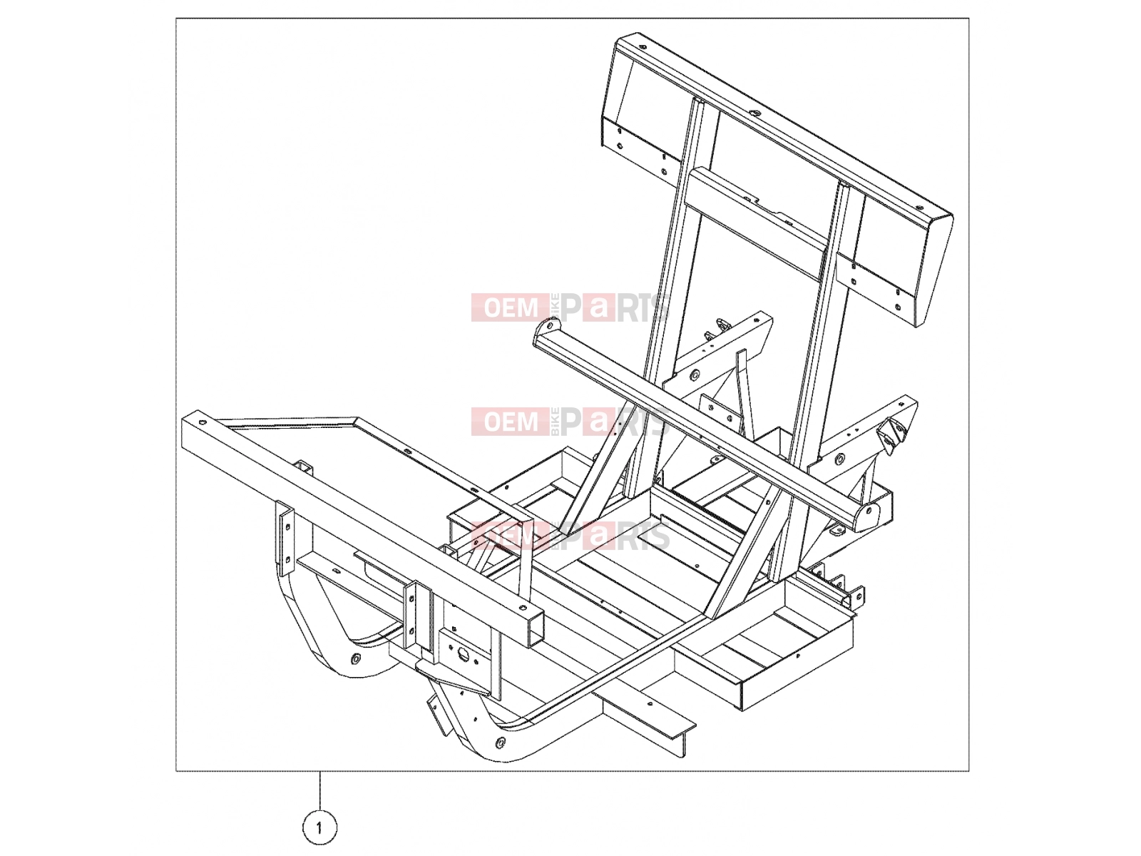 Polaris 2011 LEV GEM - e2/e4/e6/eS/eL/eLXD FRAME - e2/eS (49GEMFRAME11E2ES) | FRAME - e2/eS (49GEMFRAME11E2ES)