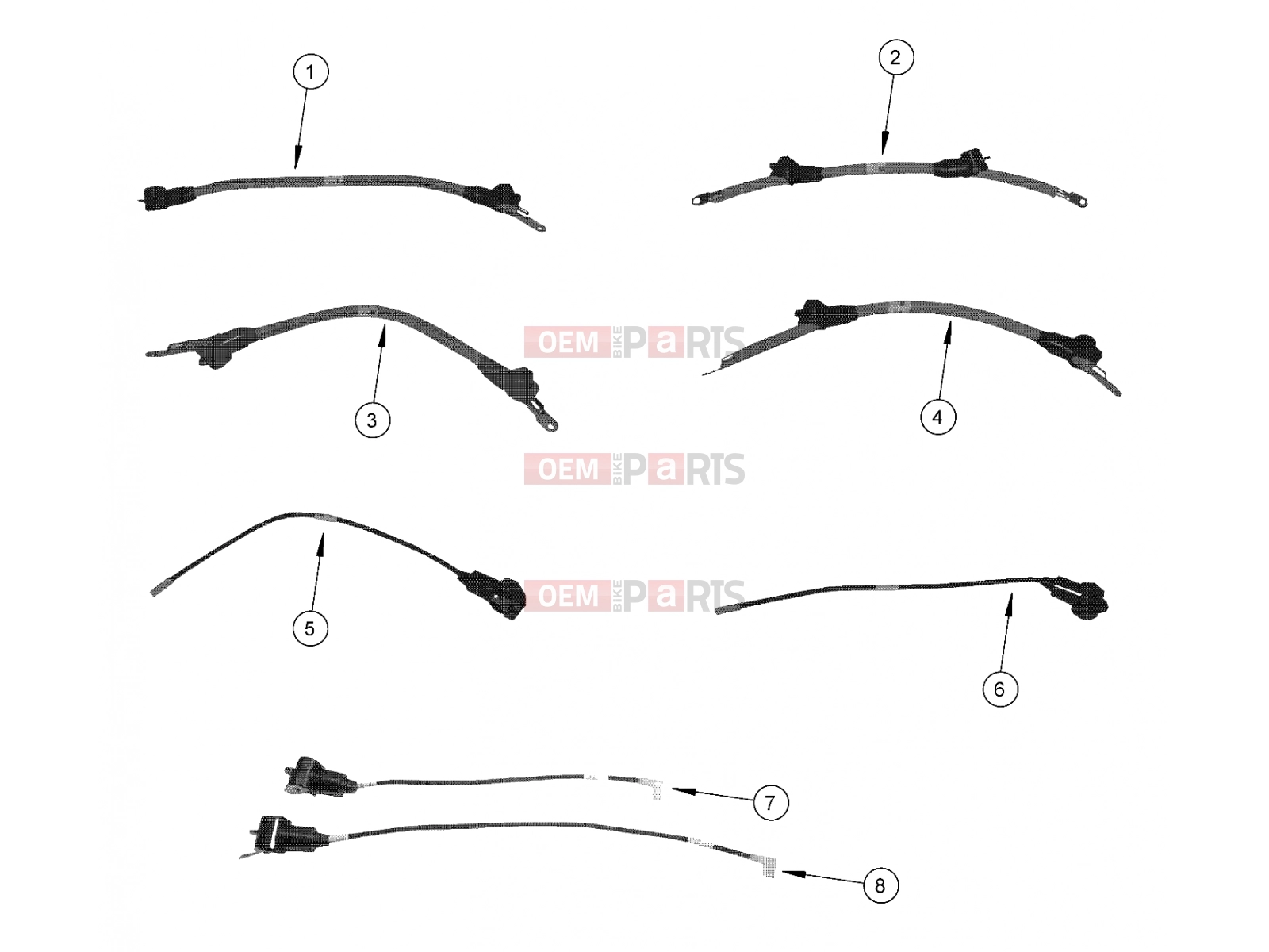 Polaris 2009 LEV GEM - E2/E4/E6/ES/EL/ELXD ELECTRICAL | ELECTRICAL, CABLES, WITH COOLING PACKAGE - e2/e4/e6/eS/eL/eLXD (49GEMELECTRICAL11CABLESE2)