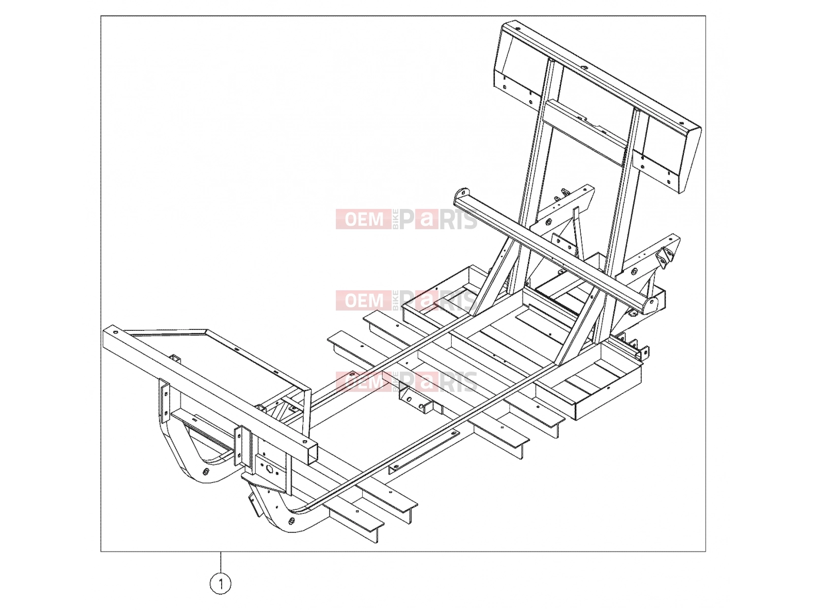 Polaris 2008 LEV GEM - E2/E4/E6/ES/EL/ELXD FRAME - e4 (49GEMFRAME11E4) | FRAME - e4 (49GEMFRAME11E4)
