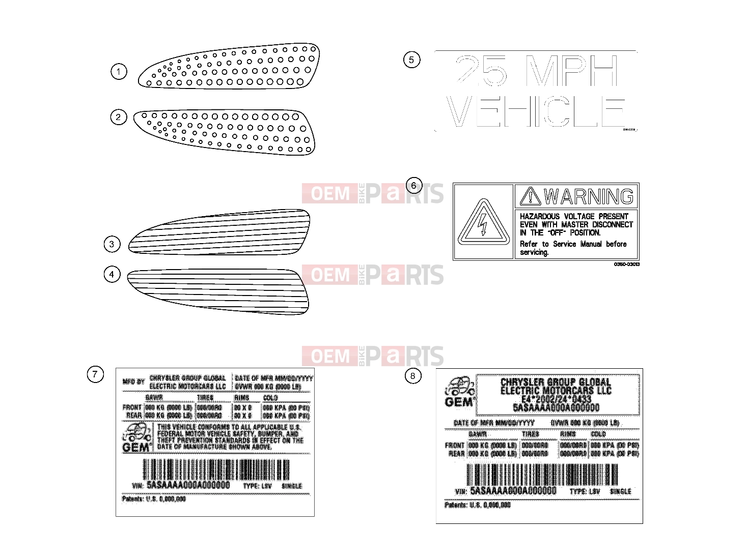 Polaris 2007 LEV GEM - E2/E4/E6/ES/EL/ELXD DECALS | DECALS, 2011 - e2/e4/e6/eS/eL/eLXD (49GEMDECALS11DECALS)