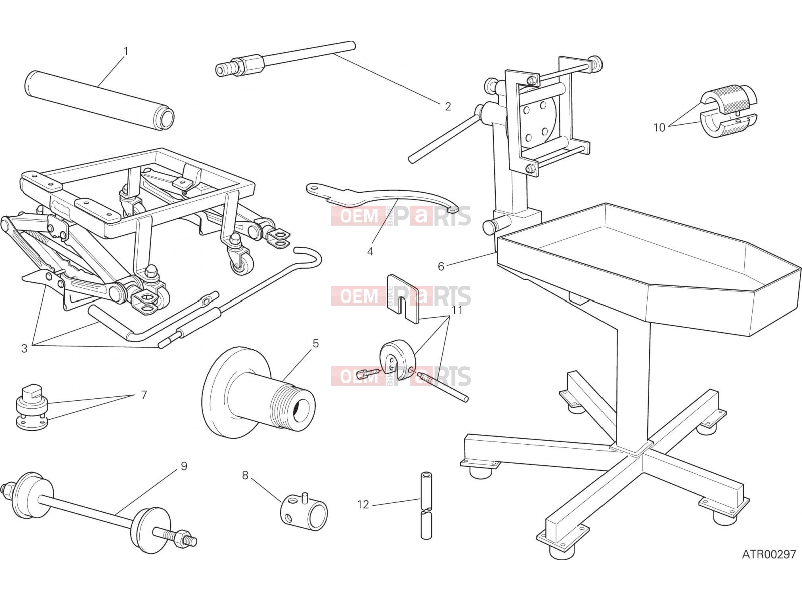 DUCATI 2015 Hyperstrada WORKSHOP SERVICE TOOLS (FRAME) [MOD:HYP STR;XST:AUS,EUR,FRA,JAP,TWN]