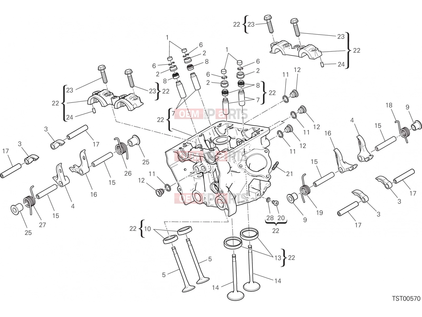 DUCATI 2016 Hyperstrada 939 VERTICAL HEAD [MOD:HY939STR]