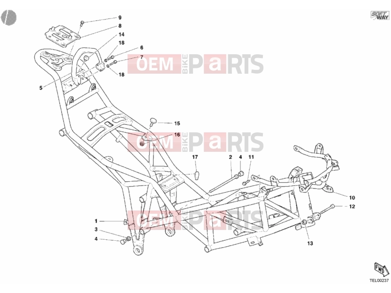 DUCATI 2003 Multistrada 1000 FRAME » FRAME