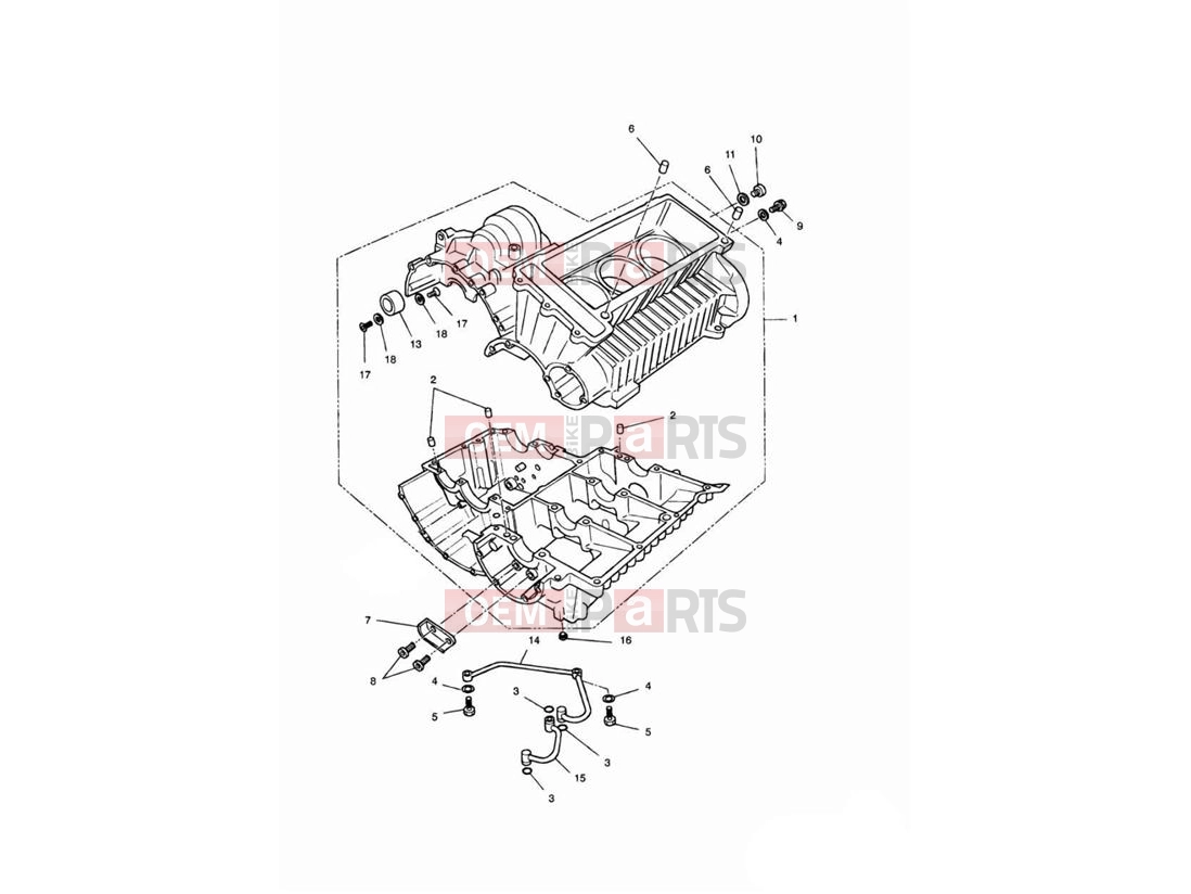Triumph 1992 TRIDENT Crankcase
