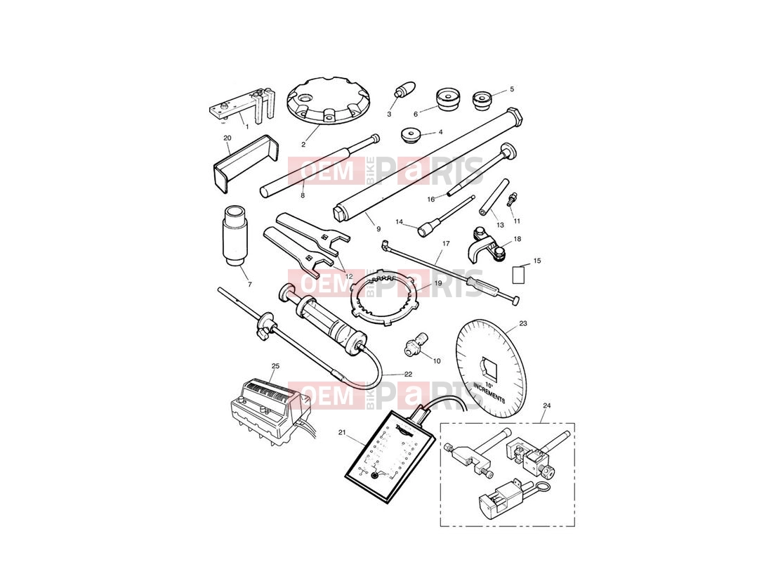 Triumph 1996 TRIDENT Service Tools