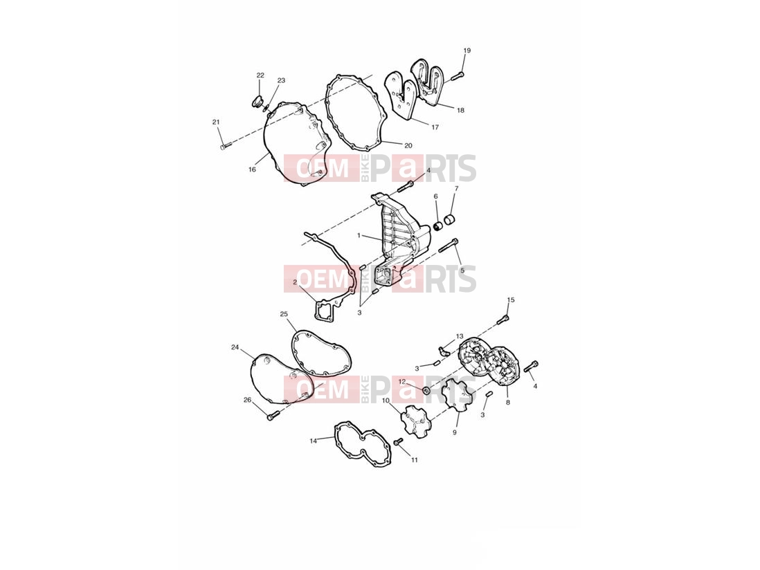 Triumph 2001 THUNDERBIRD SPORT Engine Covers